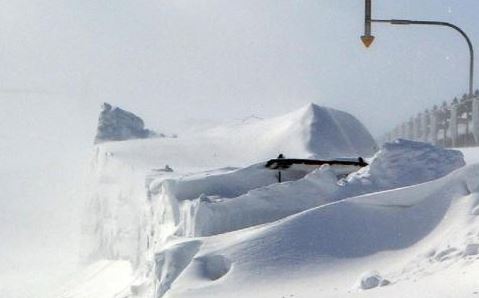 冷气团袭日本北海道 带来极端低温