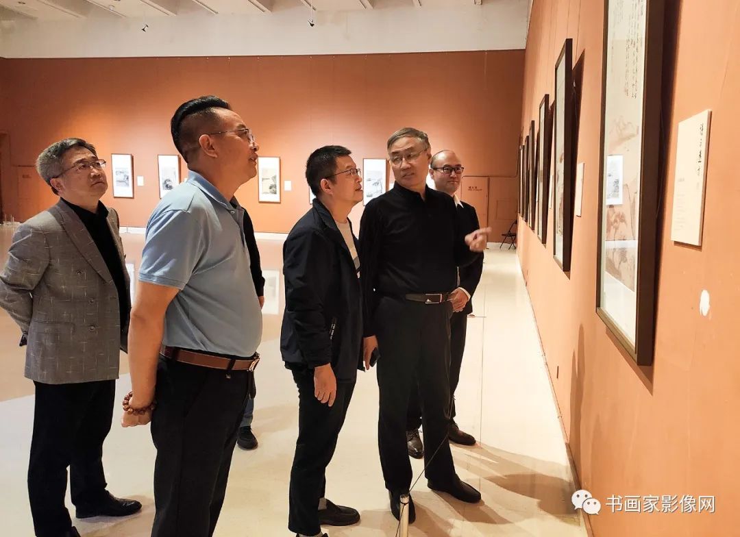 “诗与远方一一旭宇文人山水画展”在石家庄市美术馆隆重开幕